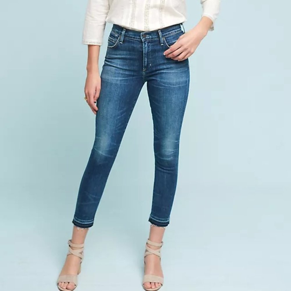 Citizens of Humanity Premium Vintage Rocket Crop High Rise Skinny Jeans